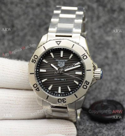 Copy TAG Heuer Aquaracer Stainless Steel Men 40 mm Gray Dial Watches